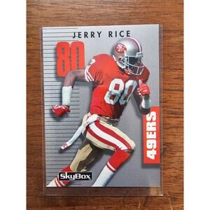Jerry Rice 1992 Skybox Primetime #80 - San Francisco 49ers- NFL - Fresh Pull